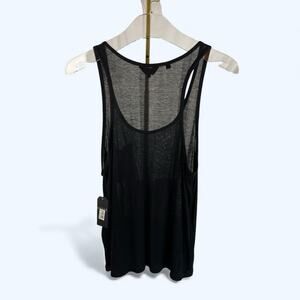 Guess Women's Boyfriend Pocket Tank Small Black NWT